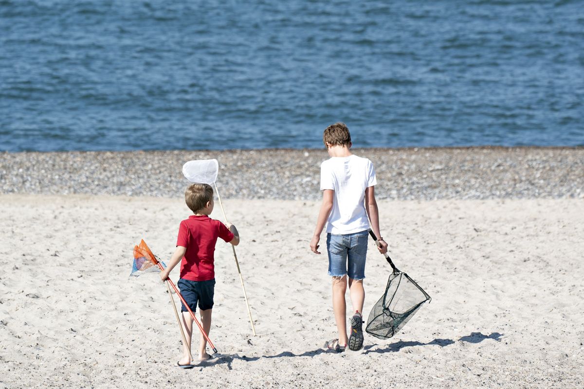 Forureningen på stranden kan stamme fra Vesterhavet. (Arkivfoto).