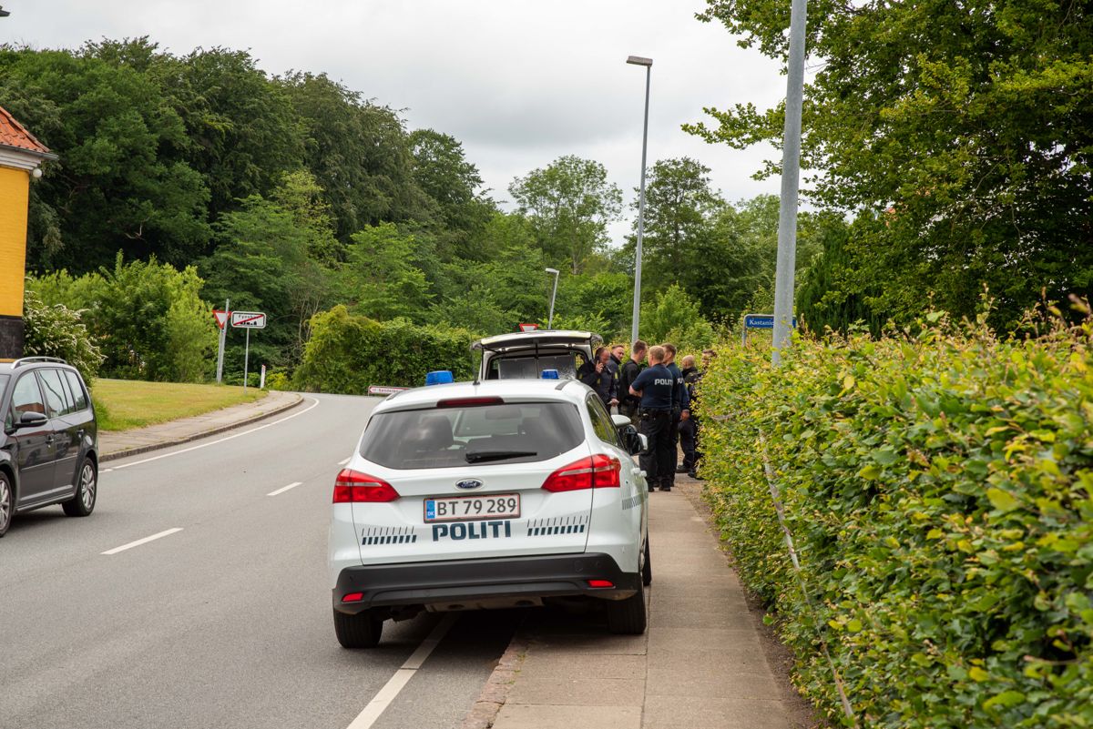 Politiet efterforsker sagen.