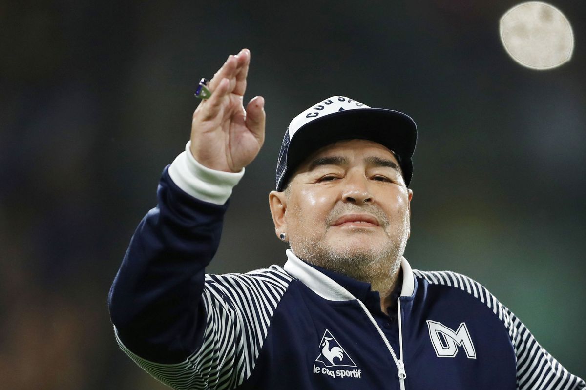 Diego Maradona var efter karrieren træner i flere forskellige klubber. (Arkivfoto).