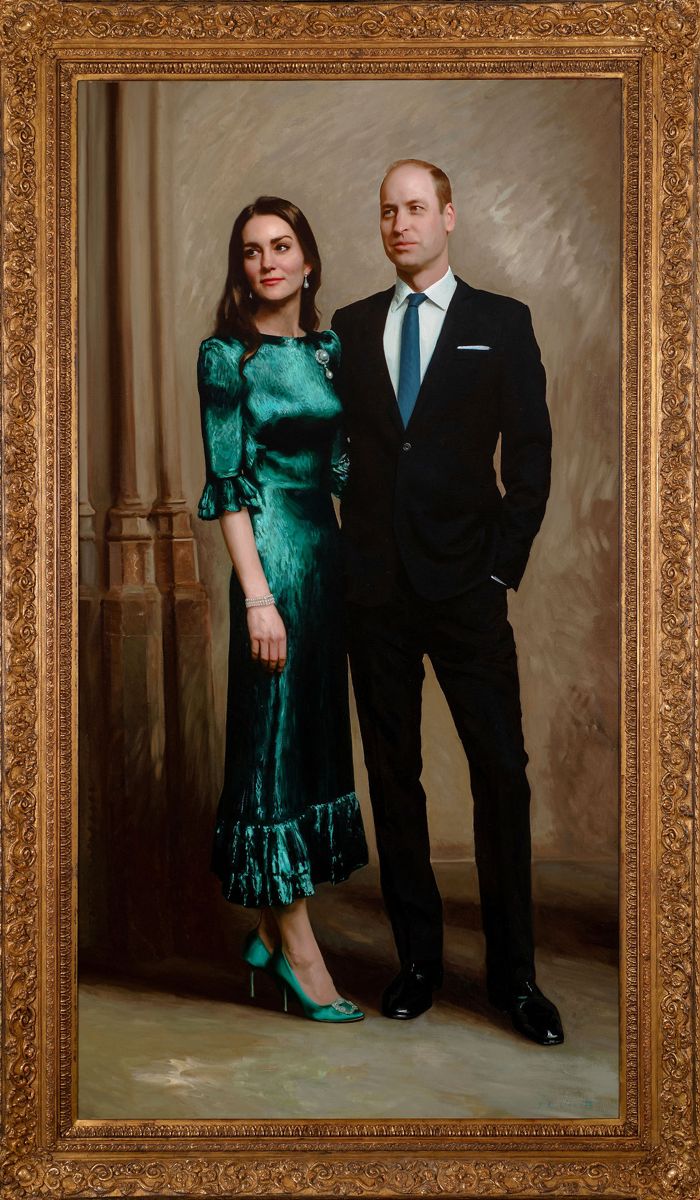 Her er det nye portræt af prins William og Hertuginde Kate.