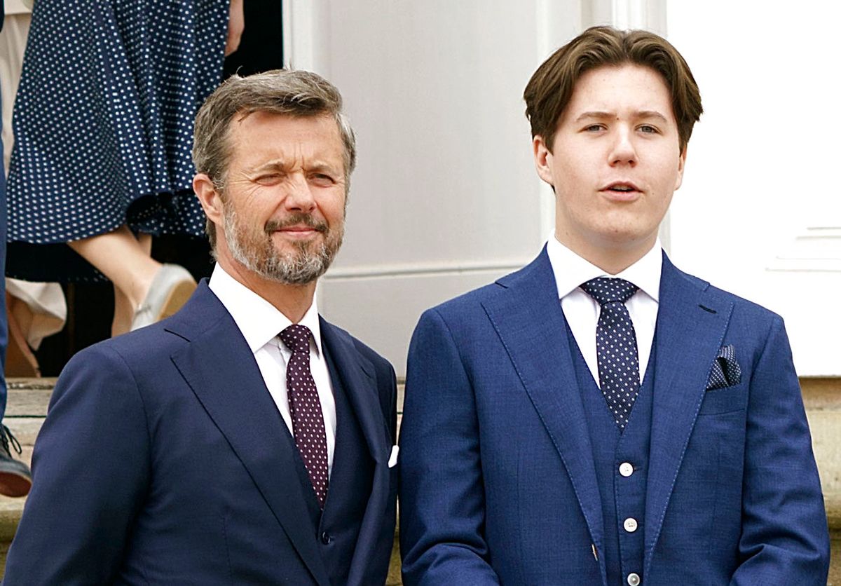 Prins Christian og kronprins Frederik.
