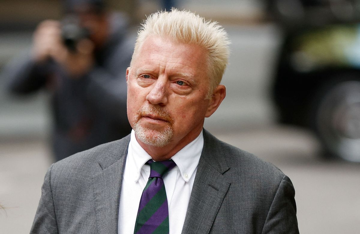 Den tidligere tennisstjerne Boris Becker, der lige nu afsoner to år og seks måneders fængsel for bedrageri.