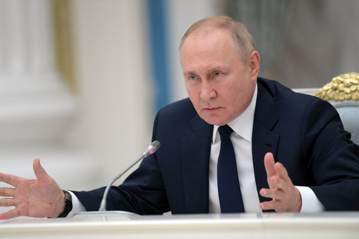 Ifølge Ukraines præsident Volodymyr Zelenskyj er Putins hær 'tydeligvis gået i panik'.