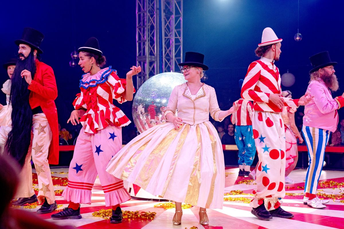 Silja Okking optræder for tredje gang i Cirkus Summarum. I år er det sammen med Hr. Skæg, Onkel Reje og Motor Mille. (PR-foto).