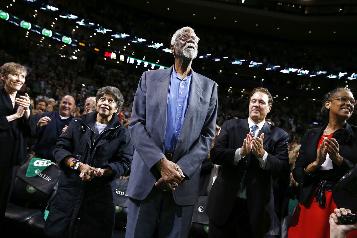 Bill Russell vandt NBA-mesterskabet 11 gange med Boston Celtics. (Arkivfoto)