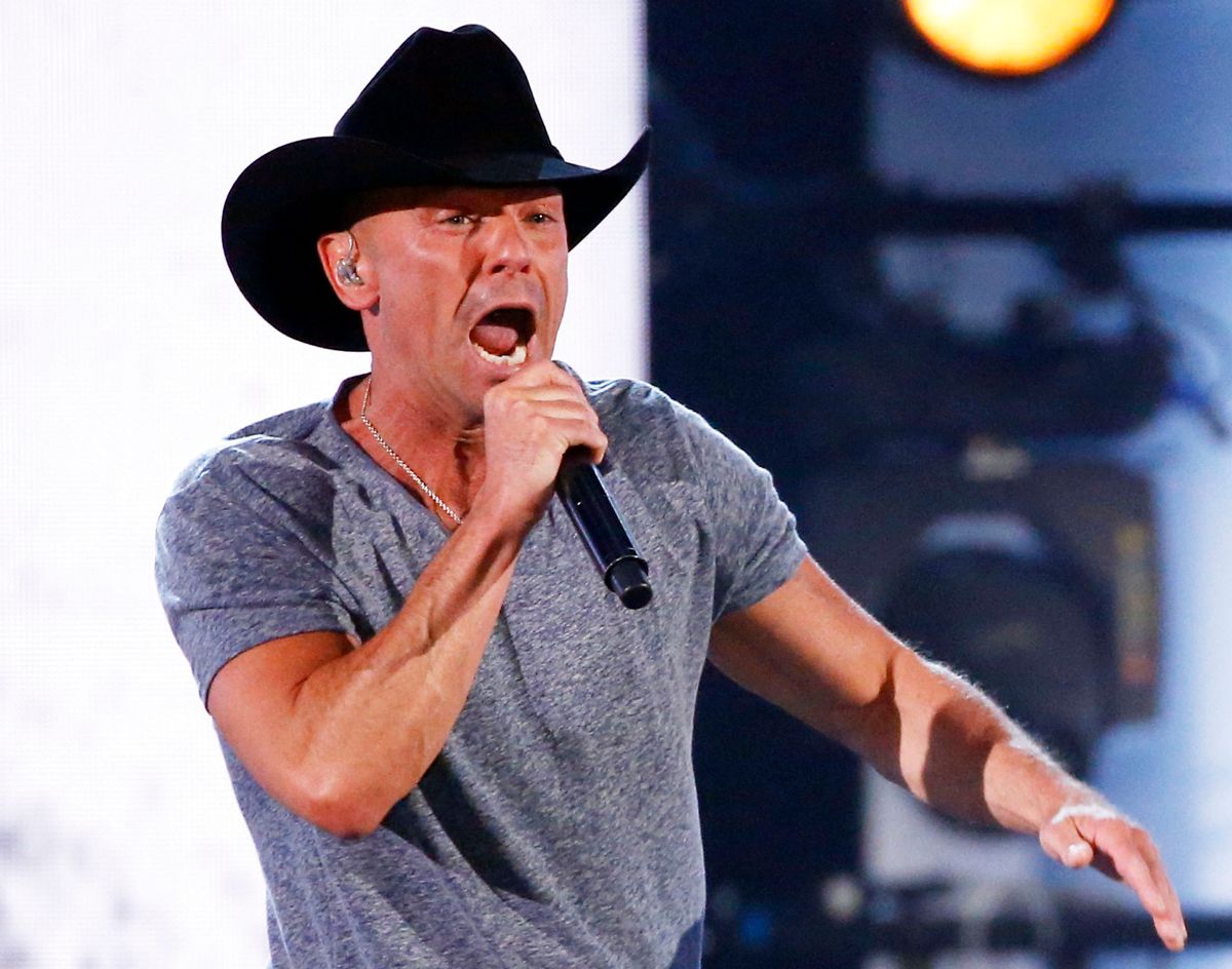 Country-musikeren Kenny Chesney her ved en koncert i LAs Vegas i 2016.