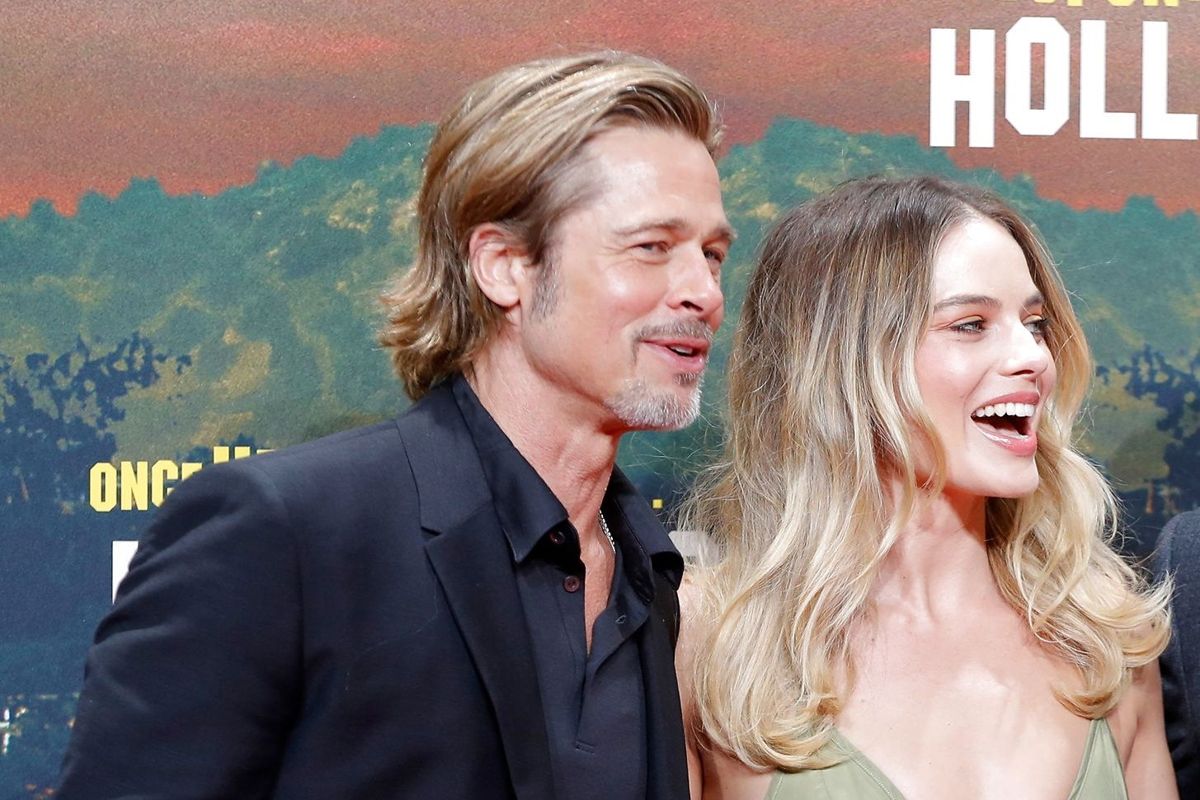 Superstjernerne Brad Pitt og Margot Robbie spiller hovedrollerne i storfilmen 'Babylon'. (Arkivfoto).