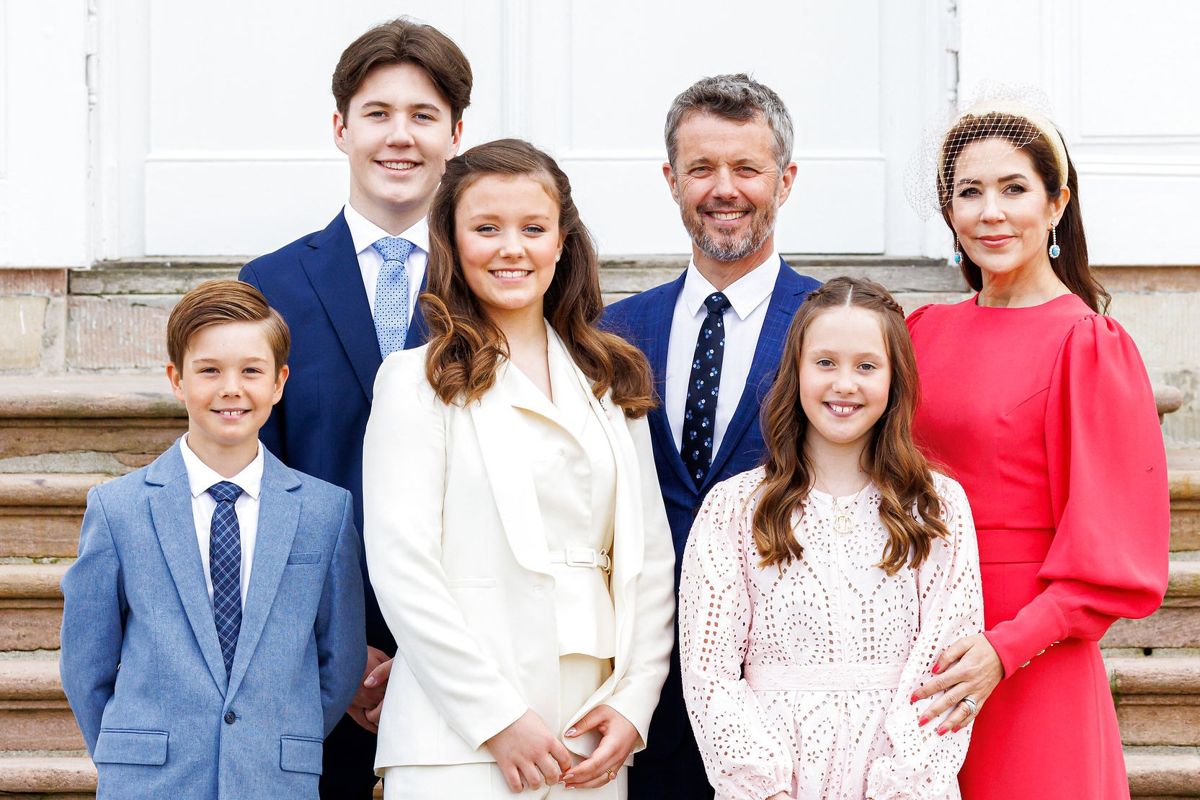 Kronprins Frederik har sine og kronprinsesse Marys to ældste børn, prins Christian og prinsesse Isabella, med i byen til en festlig fredag aften i Skanderborg. (Arkivfoto).