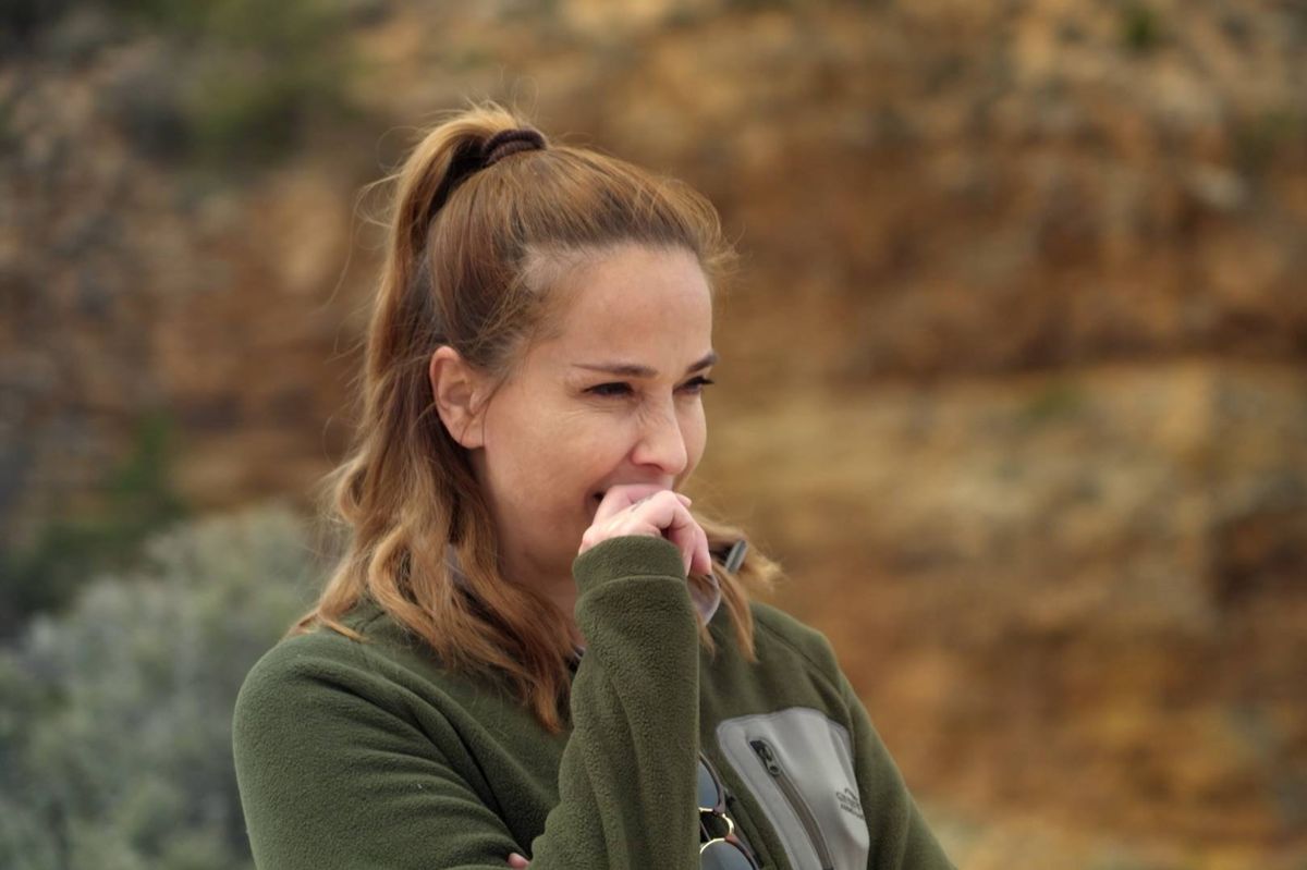 Tv-vært Ibi Støving har skiftet plads og er nu på deltagersiden. Hun medvirker nemlig i det nye adventureprogram "Gennem Grand Canyon". (PR-foto).