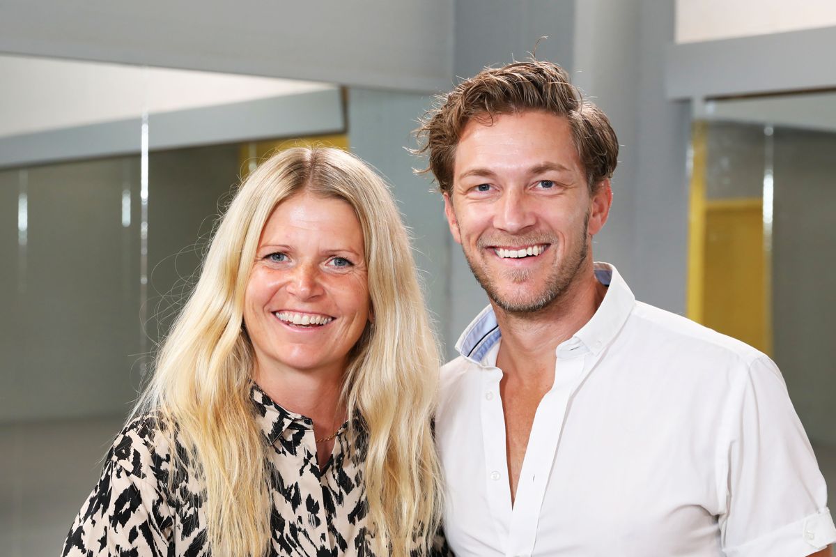 Michael Olesen var på barsel sidste sæson, men nu vender han tilbage i "Vild med dans", hvor han danner par med TV 2-værten Natasha Brock. (PR-foto).