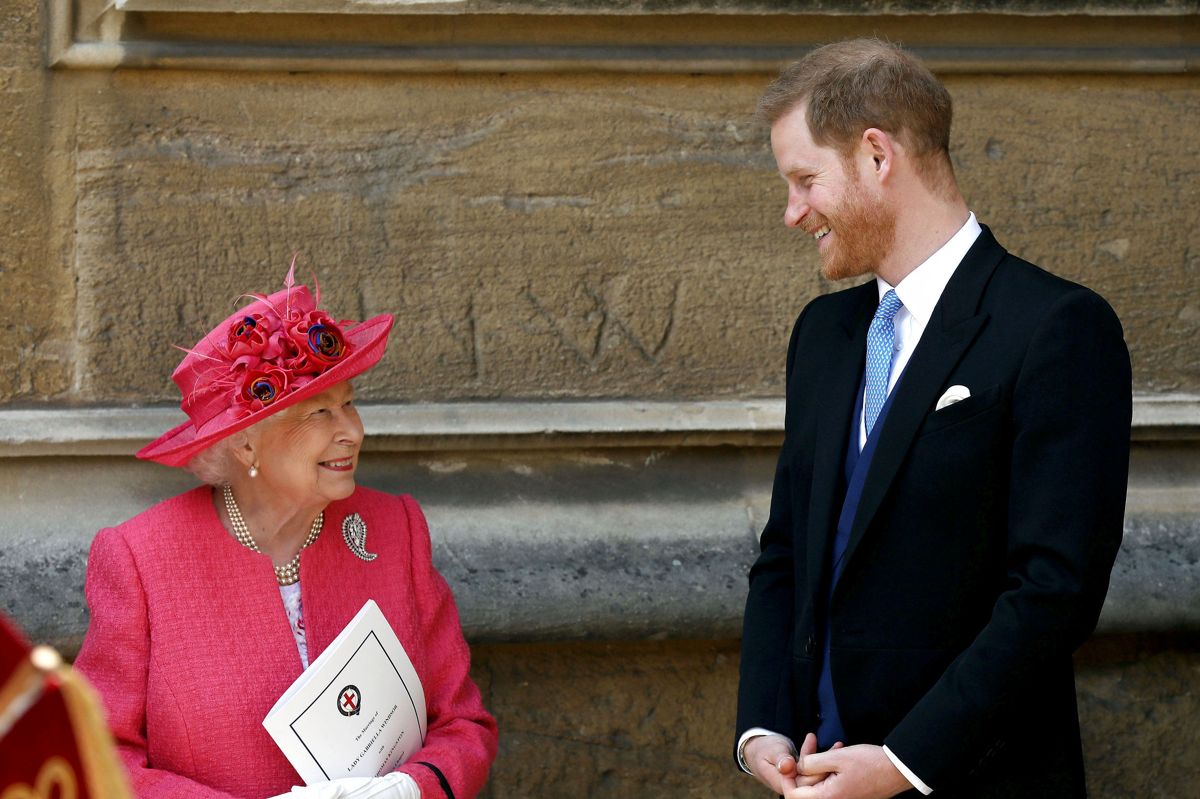 Prins Harry havde et tæt forhold til dronning Elizabeth. (Arkivfoto).