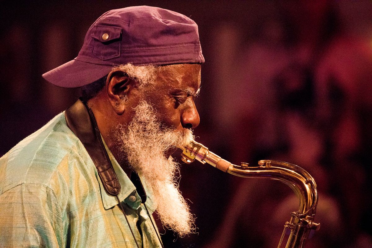 Copenhagen Jazz Festival 2018. Koncert med Pharoah Sanders i Brorsons Kirke.