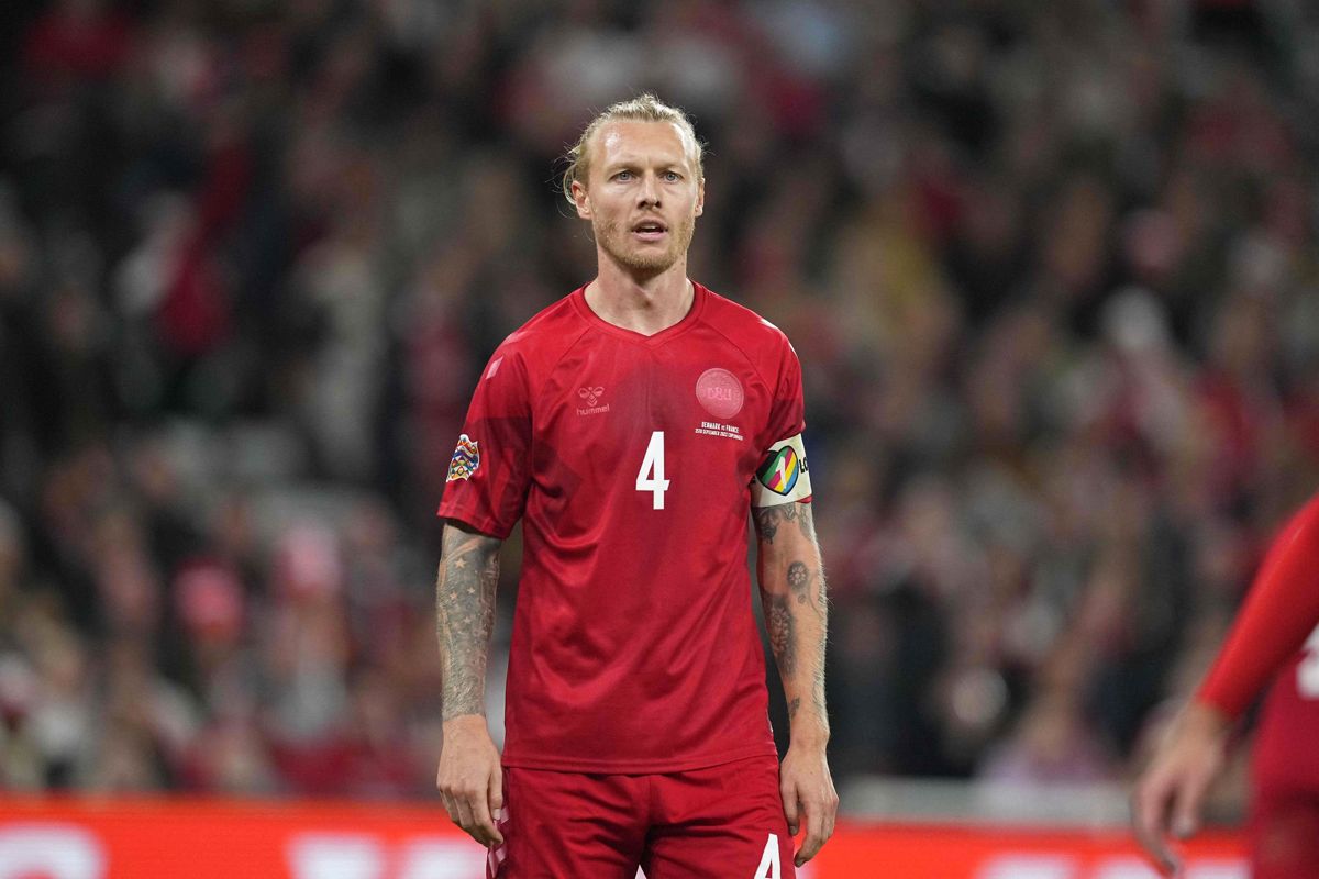 Simon Kjær fik comeback for landsholdet i sidste uge. Lørdag var han i aktion for Milan og blev skadet.