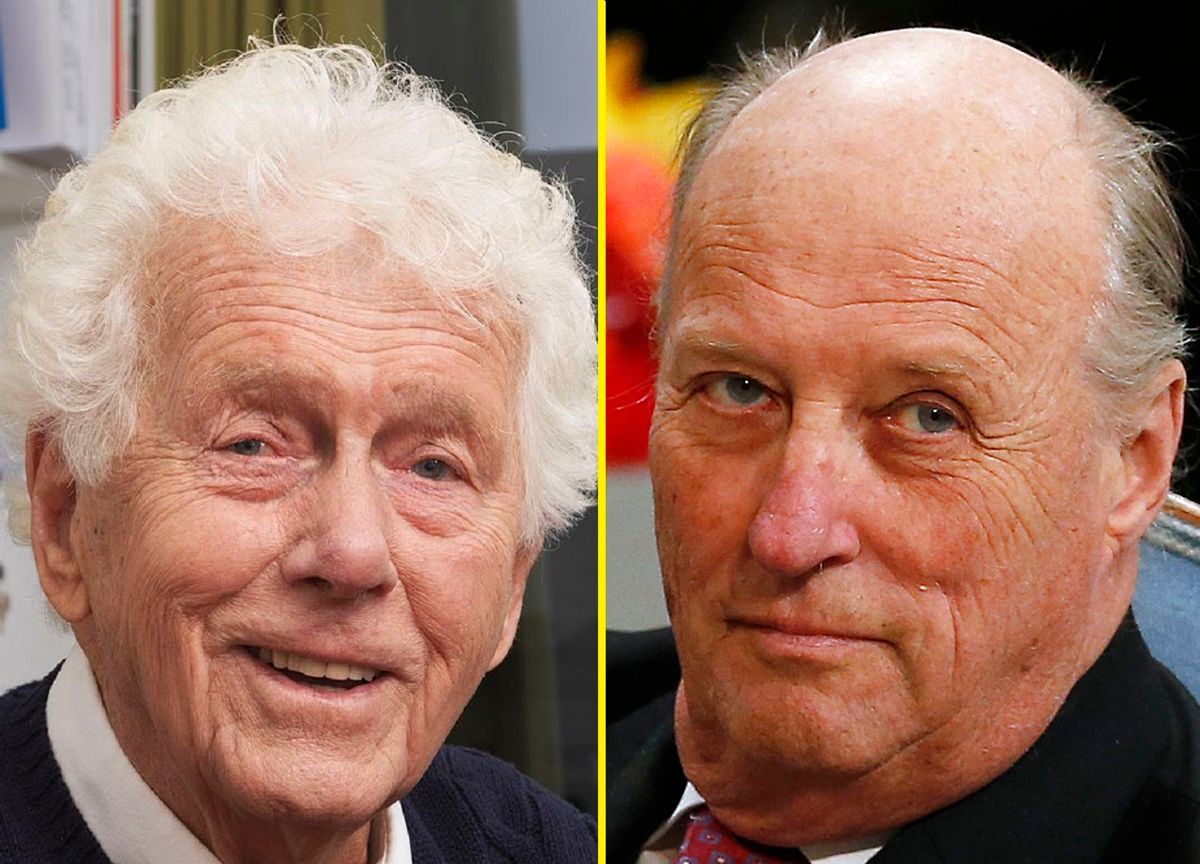 Toralv Maurstad, en af Norges største skuespillere, bliver bisat fra Oslo Domkirke torsdag - blandt de deltagende i bisættelsen er Norges kong Harald.