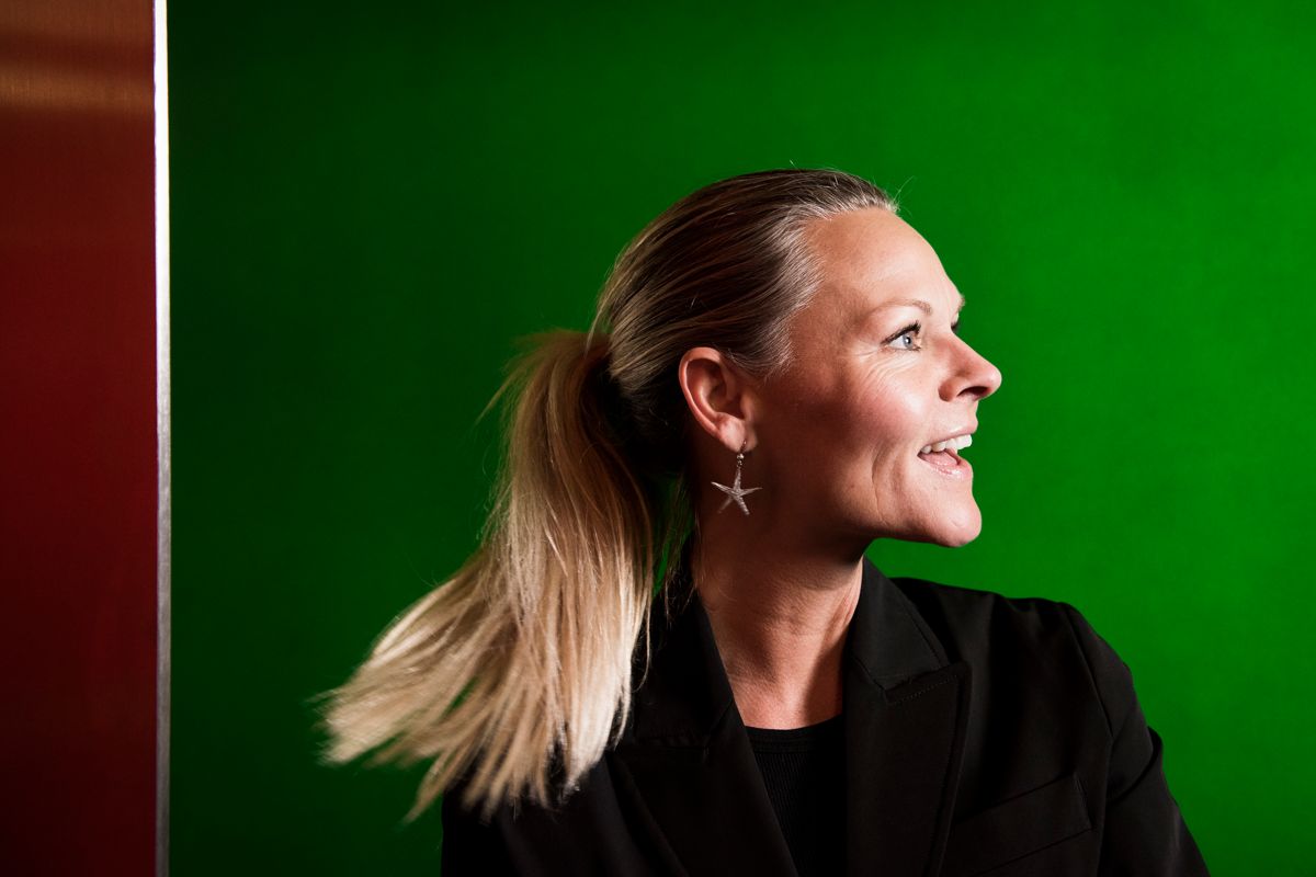 Portræt af Sussi La Cour, også kendt som Katja Kean. Hun tjener stadig penge på sin medvirken i "Venner".