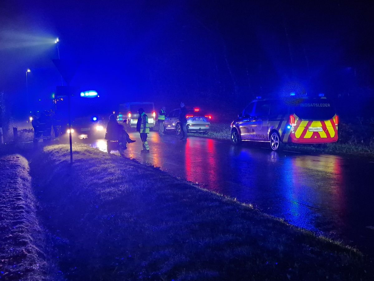 Brand og redning rykkede ud til branden i Løgumkloster tirsdag morgen.