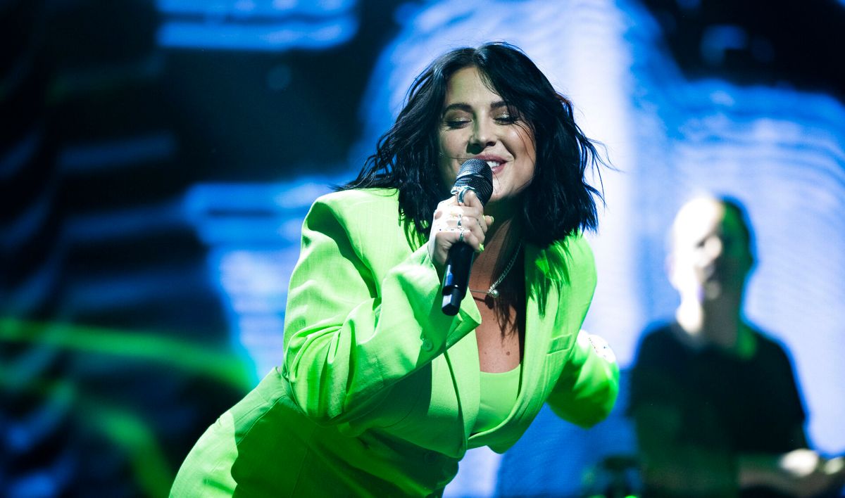Molly Sandén optræder i X Factor-liveshow 5 fredag den 25. marts 2022.