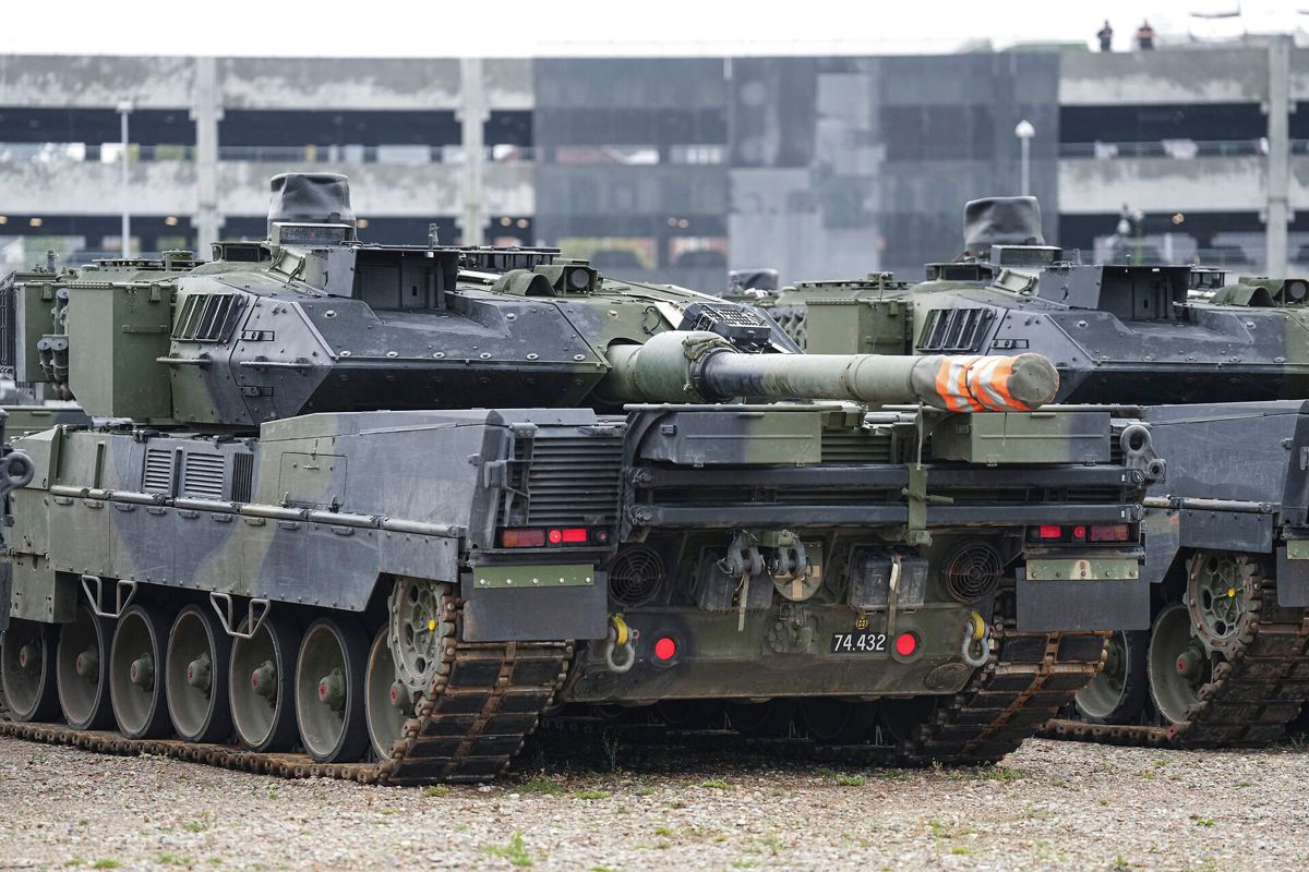 Leopard 2-tankvogne kommer nu til Ukraine fra Tyskland