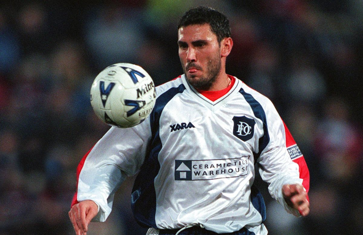 Patrizio Billio ses her i aktion for Dundee FC i januar 2000.