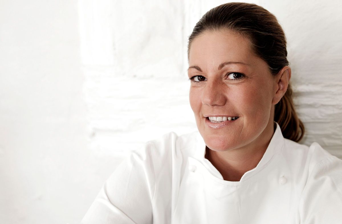 Mette Blomsterberg ses her i forbindelse med promoveringen af DR's 'Kongerigets kager'