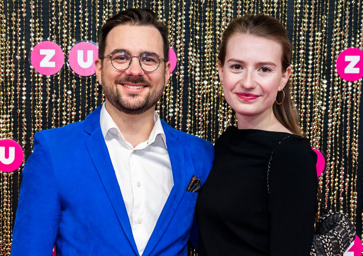 Phillip Faber og hustruen Selma ses her på den røde løber ved Zulu Awards i april 2021.