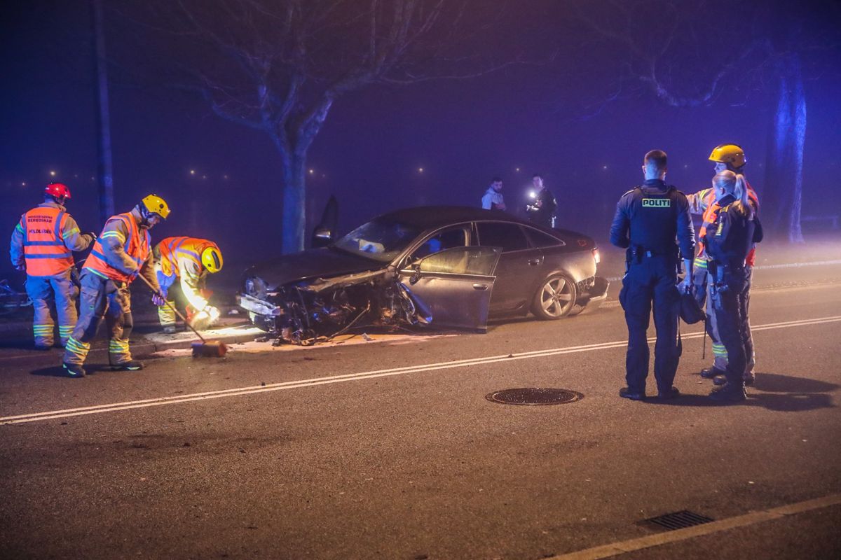 En 25-årig mand risikerer en dom for spirituskørsel, hvis politiets mistanke stemmer overens med resultatet af en blodprøve.
