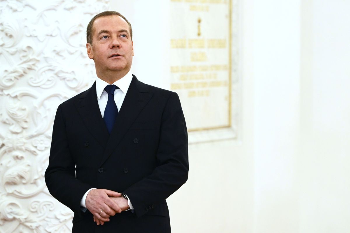 Ruslands eks-præsident og næstformand for Ruslands sikkerhedsråd, Dmitry Medvedev.