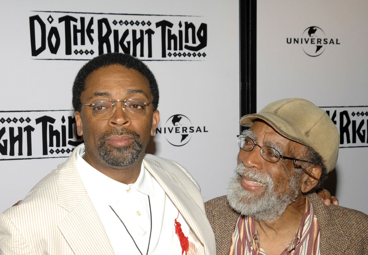 Bill Lee ses her med sin berømte søn, filmskaberen Spike Lee.