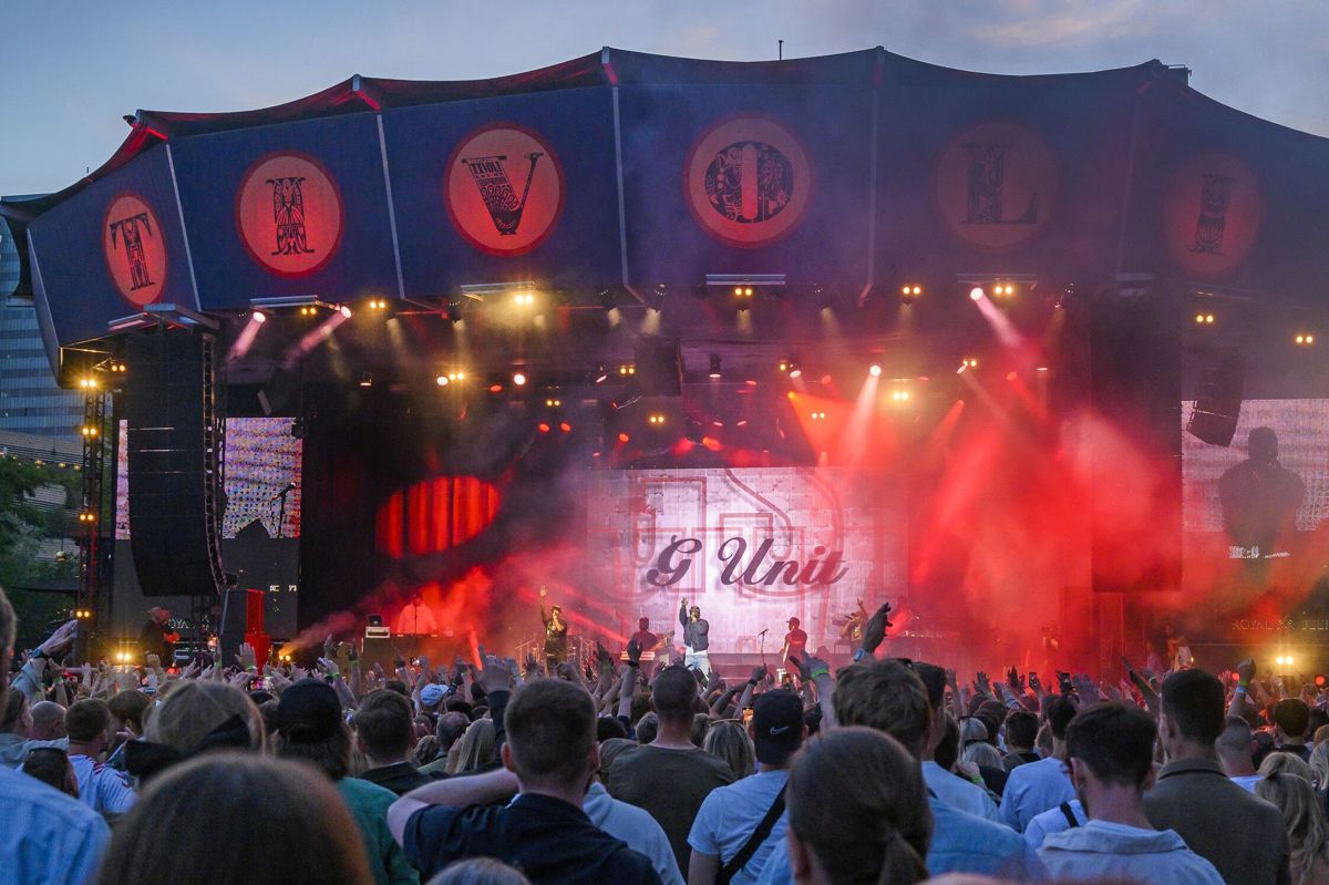 Den amerikanske rapper 50 Cent gav sidste år Fredagsrock-koncert i Tivoli i København. (Arkivfoto).