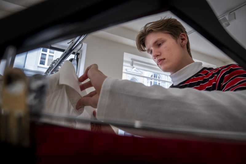 Karl-Anton Grundahl glæder sig til at byde kunderne velkommen i Generation Grundahl. Foto: Lasse Sand