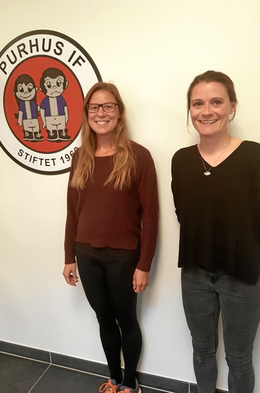 Trine Hasager Sørensen (t. v.) og Karen Marie Krogh Pedersen tiltræder 1. august som henholdsvis aktivitetskoordinator og udviklingskoordinator for Purhus Idrætsforening og Fonden Træningshuset i Asferg. Privatfoto