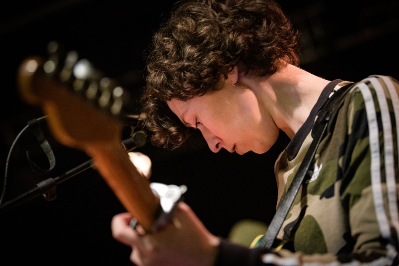 25-årige guitarist Ginne Marker fra Aalborg blev Årets Nordjyske Jazznavn. Arkivfoto: Bo Lehm