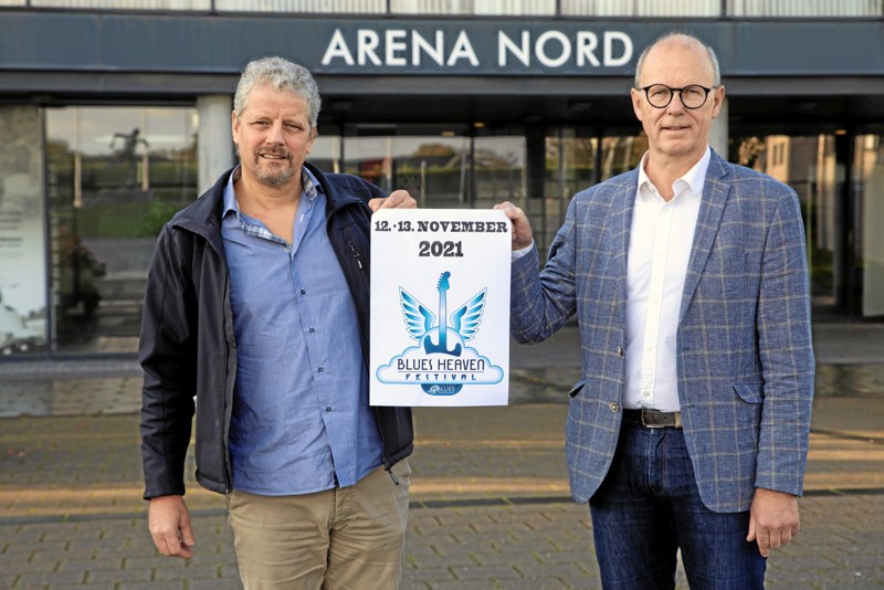 Det har været en tung beslutning, men nu ser arrangør Peter Astrup og direktør Per Malmberg, Arena Nord frem til 2021 - nærmere bestemt 12-13 november. Foto: Michael Madsen