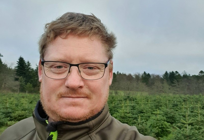 Jesper Tøttrup har en årelang baggrund inden for salg af juletræer - men han vil mere end det med Mellemgård. Foto: Jesper Tøttrup