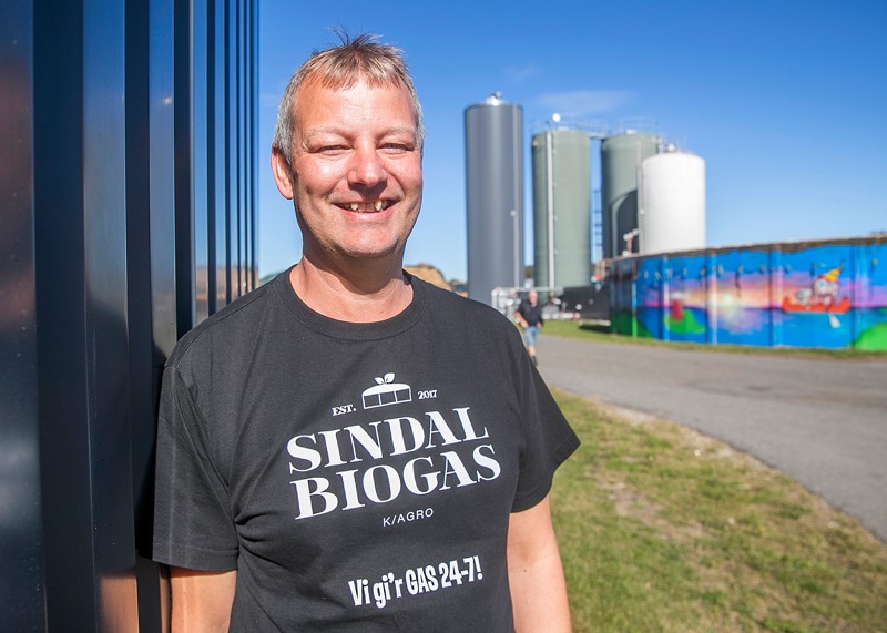 Økonomi- og administrationschef Laust Gaardbo lægger ikke skjul på, at der for tiden tjenes store penge hos Sindal Biogas.