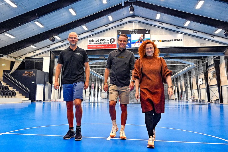 Per Sejer (Centerleder Thy Hallen), Thomas Kold og Lene Nørgaard håber thyboer og Thys virksomheder tager godt i mod det nye initiativ. I så fald er en ny tradition skabt.