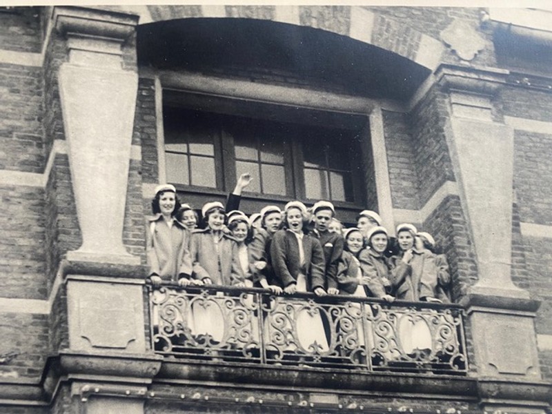 De første studenter fra Thisted Gymnasium, årgang 1947.