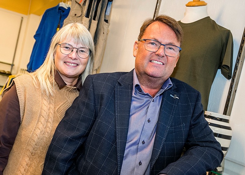 Berit og Jens Jørgen Jensen er et godt makkerpar - både privat og i forretningen.