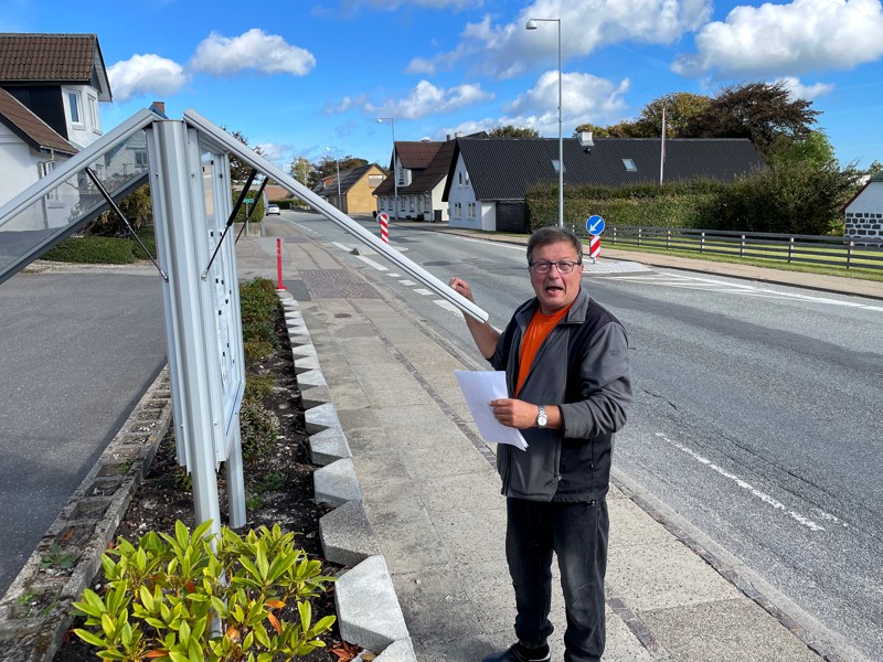Frivilligt arbejde ydes bedst med et stort grin og godt humør, som det Jens Andesen her kan byde på.