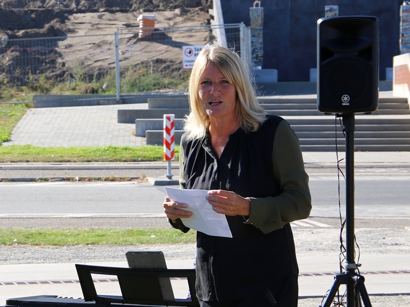 Borgmester Birgit S. Hansen er også formand for Frederikshavn Byfond, som Poesiparken sorterer under.
