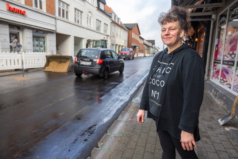 Anna Skov Nielsen har brugt den lidt stille tid til bl.a. at få gjort julepynten klar i Victoria.
