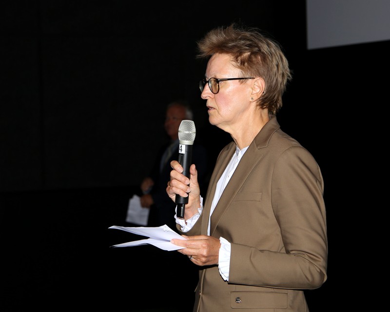 Bestyrelsesformand i Gestus Nord, Karen-Marie Hovmøller glædede sig over den gode modtagelse i Frederikshavn.