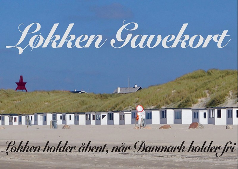 Løkken Gavekortet er med til at fortælle, at Løkken er en handelsby hele året.