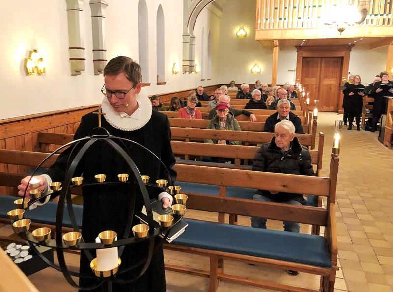 Sognepræst Kenneth Berg i Løkken Kirke.