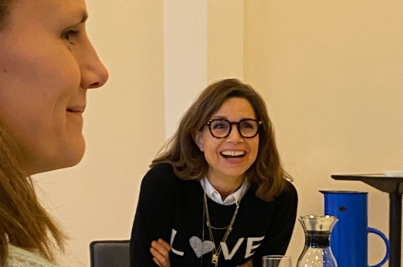Pernille Weiss, medlem af Europa-Parlamentet for Konservative, da hun lagde vejen forbi Frederikshavn og Erhvervsnetværket Morgenfruerne.