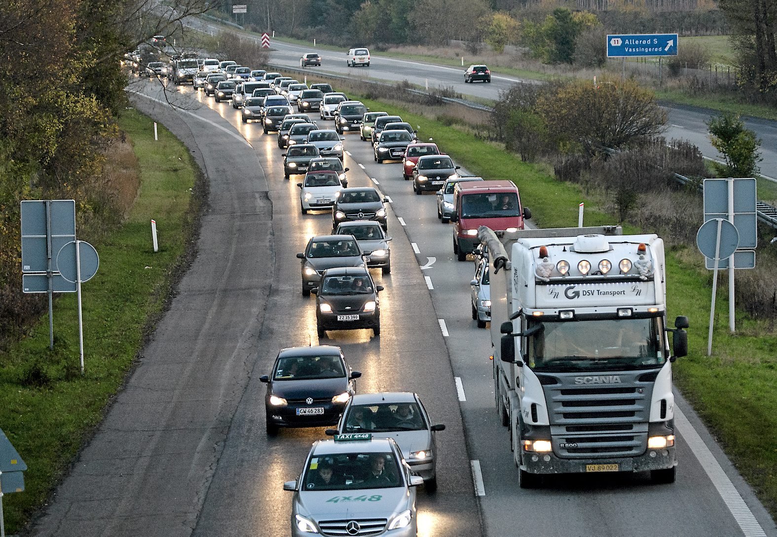 Støjen fra Hillerødmotorvejen er en tilbagevendende debat i Furesø Kommune - nu vil Radikale Venstre sikre, at kommunens stemme for en større tyngde i debatten. Foto: Allan Nørregaard