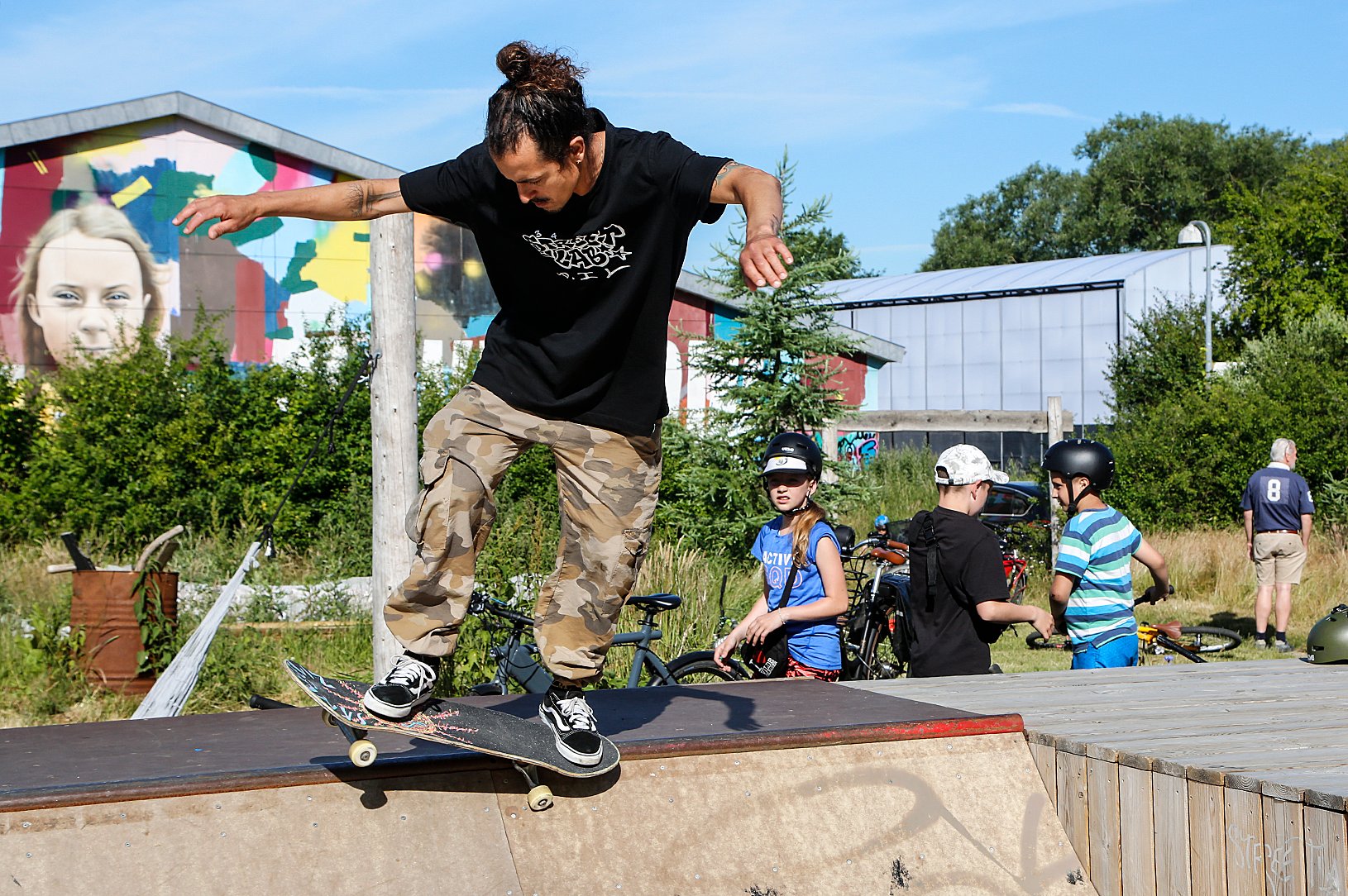 Det skrider fremad med den nye skatepark på Milnersvej, og på lørdag den 5. april er alle inviteret til åbningsfest.