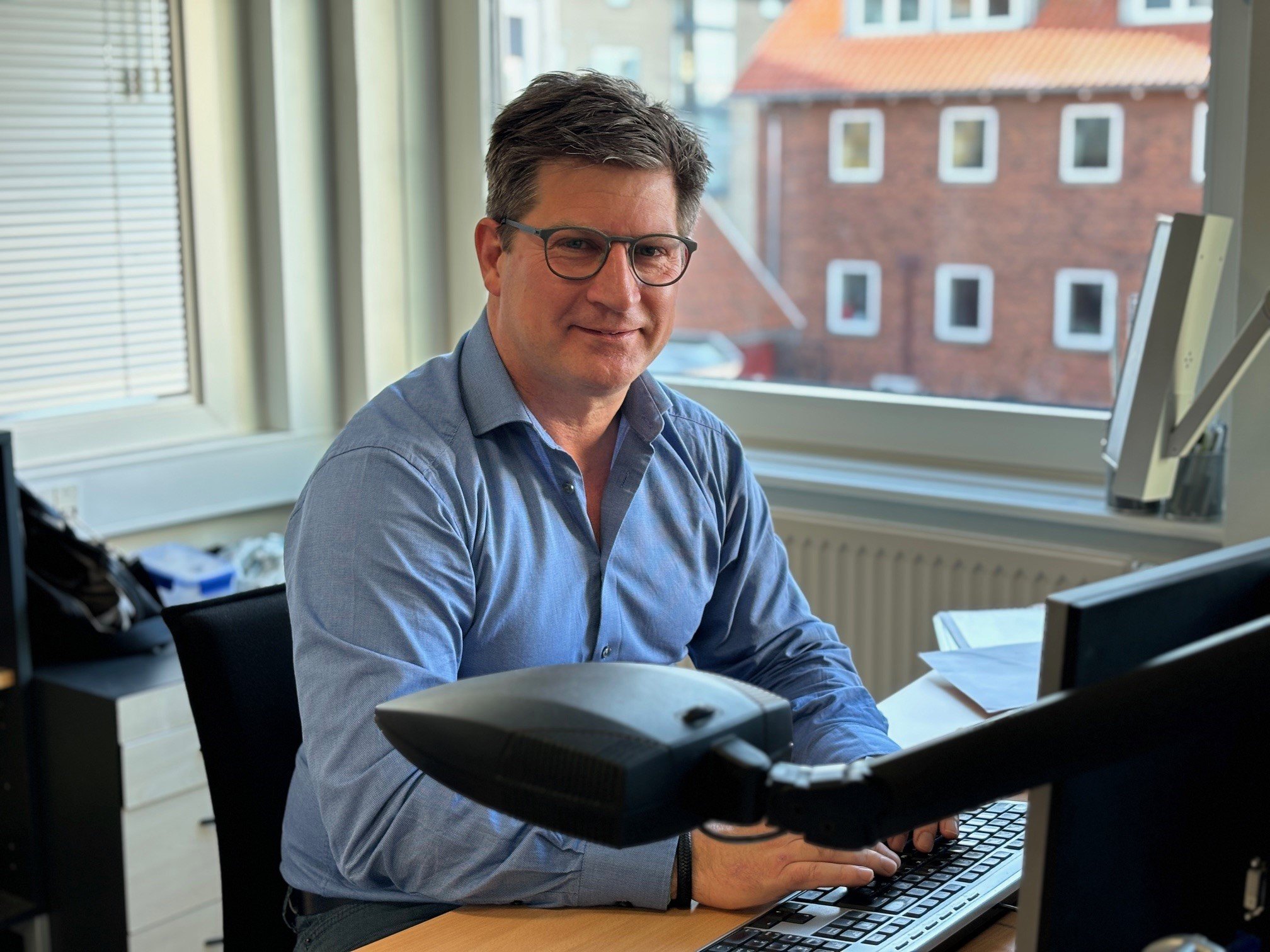 Mediechef Thomas Gosch fylder tirsdag den 30. januar 50 år. Foto: Allan Rasmussen.