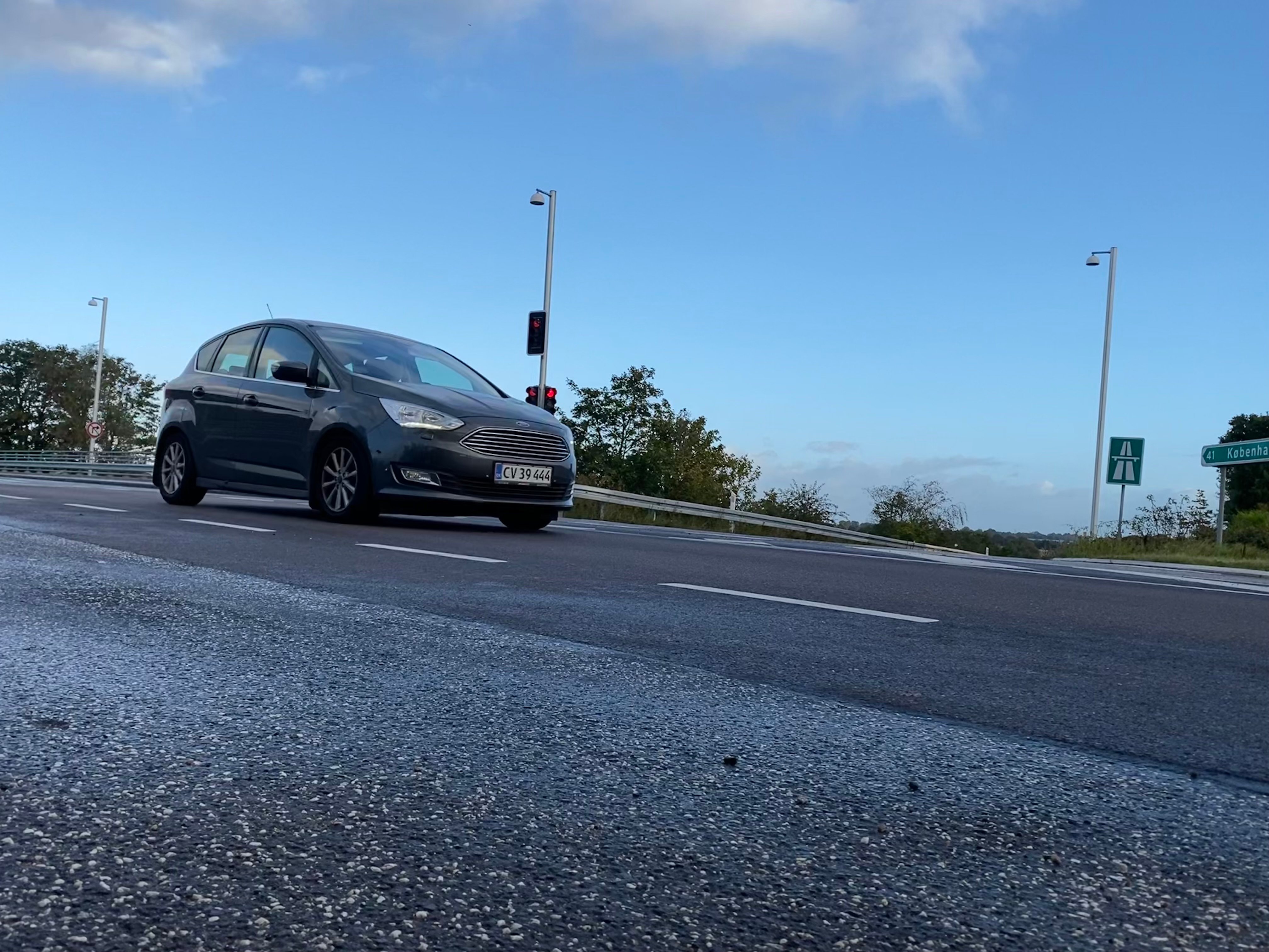 Hændelsen skete på Sydmotorvejen tirsdag morgen. Billedet viser ikke hændelsens præcise lokation på motorvejen.