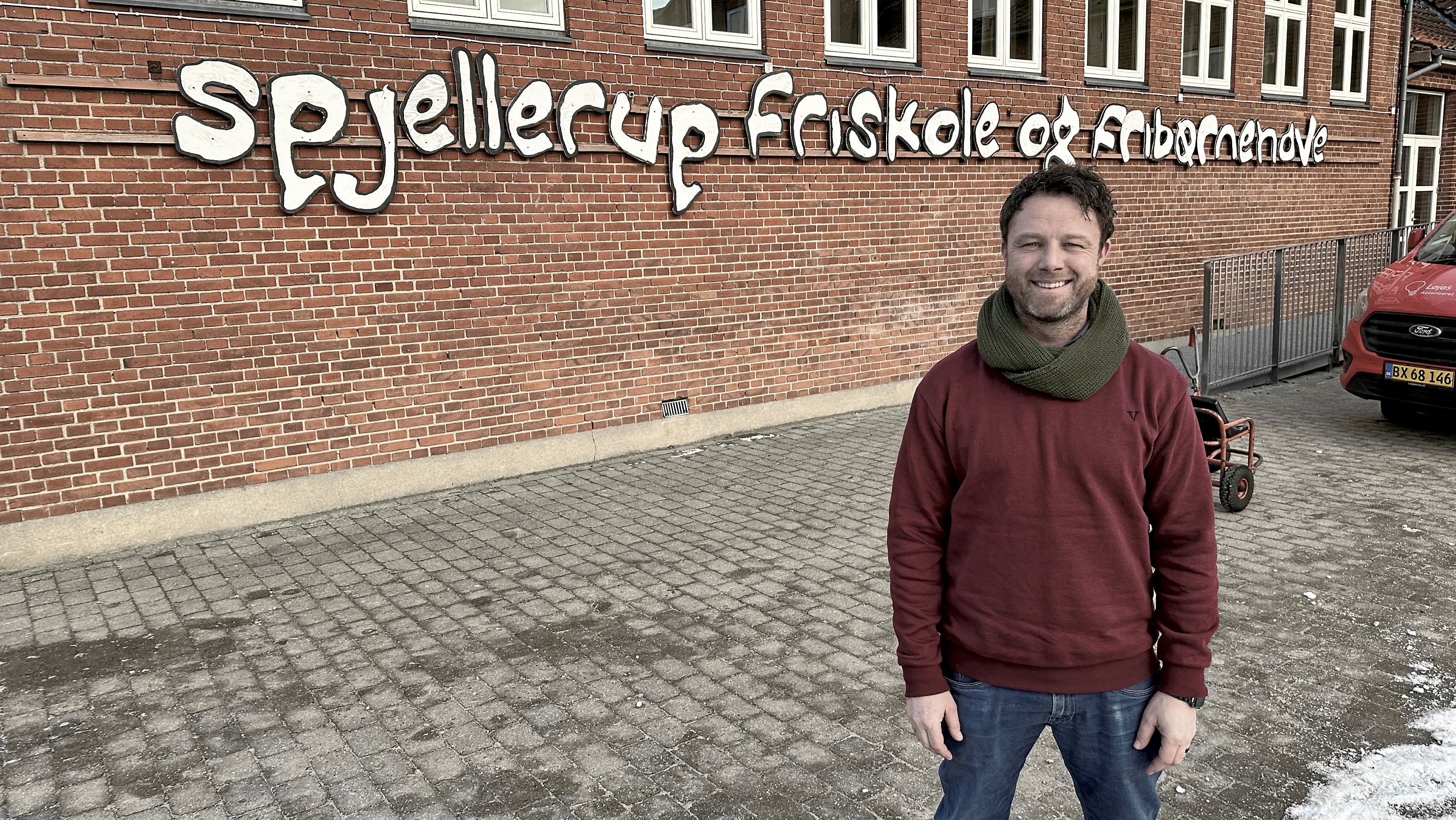 Brian Skau Juhl glæder sig til at slå dørene op for den nye vuggestue på Spjellerup Friskole og Fribørnehave.